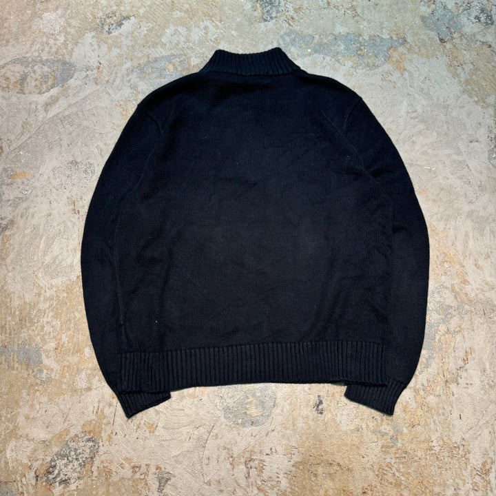 旧衣POLO by Ralph Lauren/ POLO拉尔夫劳伦/半拉链针织毛衣/尺寸L
