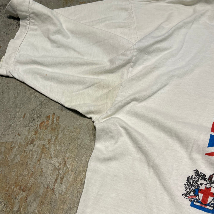 古着 90's USAVintage / City ofo LONDON / ヴィンテージ シングルステッチ プリントTシャツ / サイズXL相当