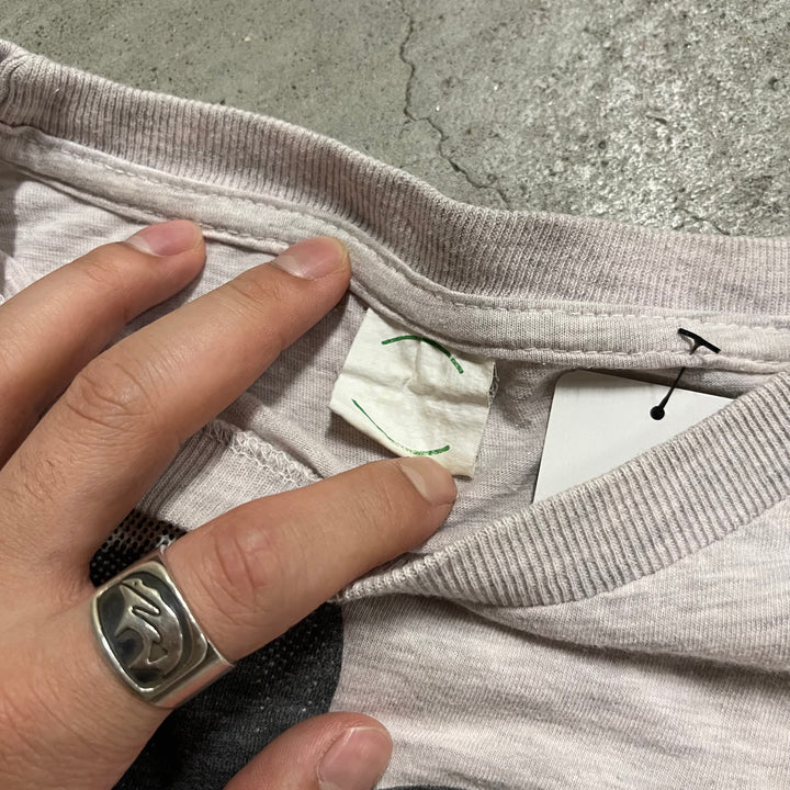 古着 90's シャドーミッキーオリジナル/ミッキーマウス/青パン/ヴィンテージ シングルステッチ プリントTシャツ/サイズXL相当