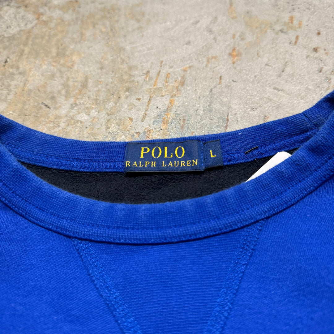 Used clothing POLObyRalph Lauren/ PolobyRalph Lauren/ Crew neck sweatshirt/ Size L