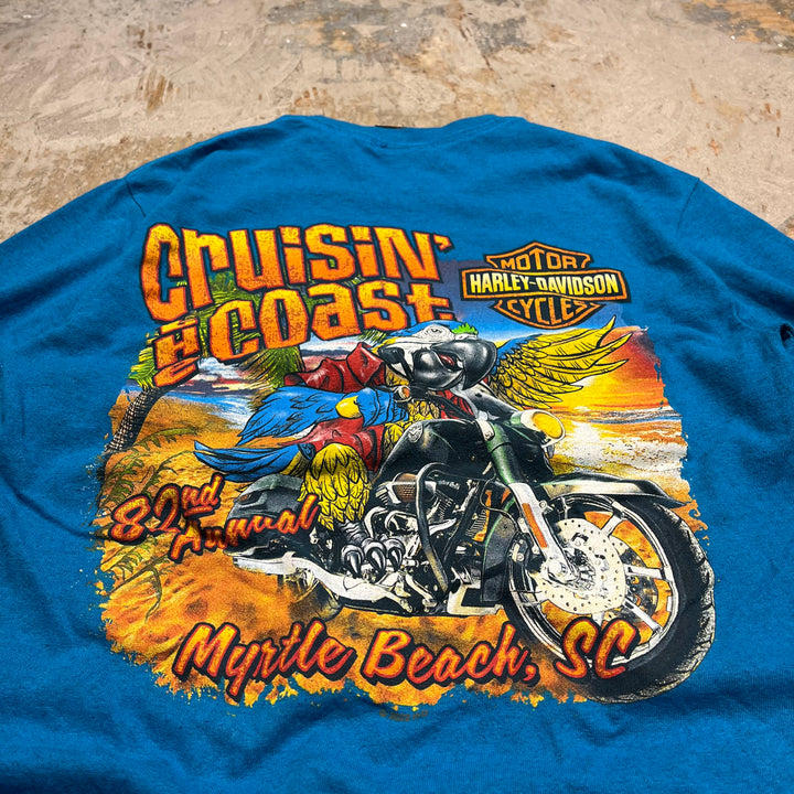 Used clothing Harley-Davidson Myrtle Beach South Carolina Printed T-shirt Equivalent to size M