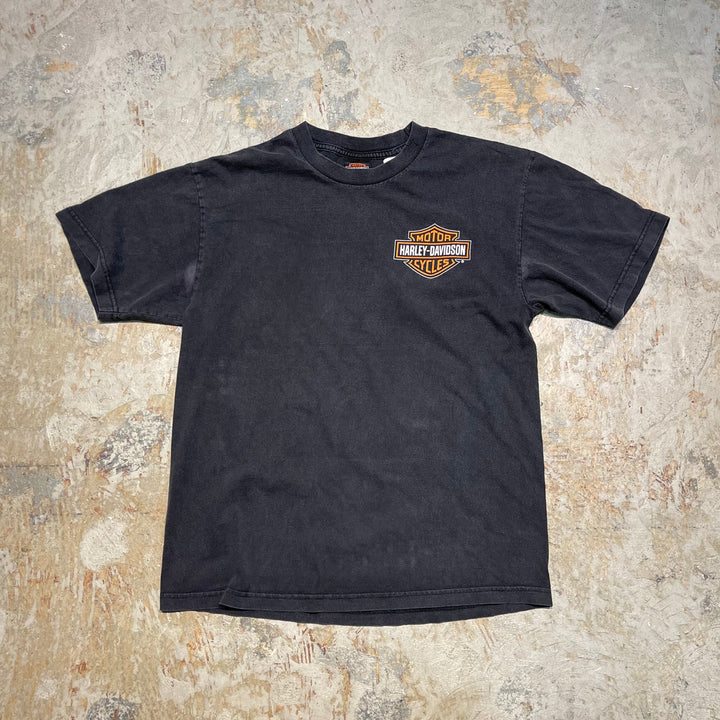 古着 USA製 Harley-Davidson/ハーレー ダビッドソン / フロリダ州パナマ・シティ・ビーチ ストア/ プリントTシャツ / サイズL相当