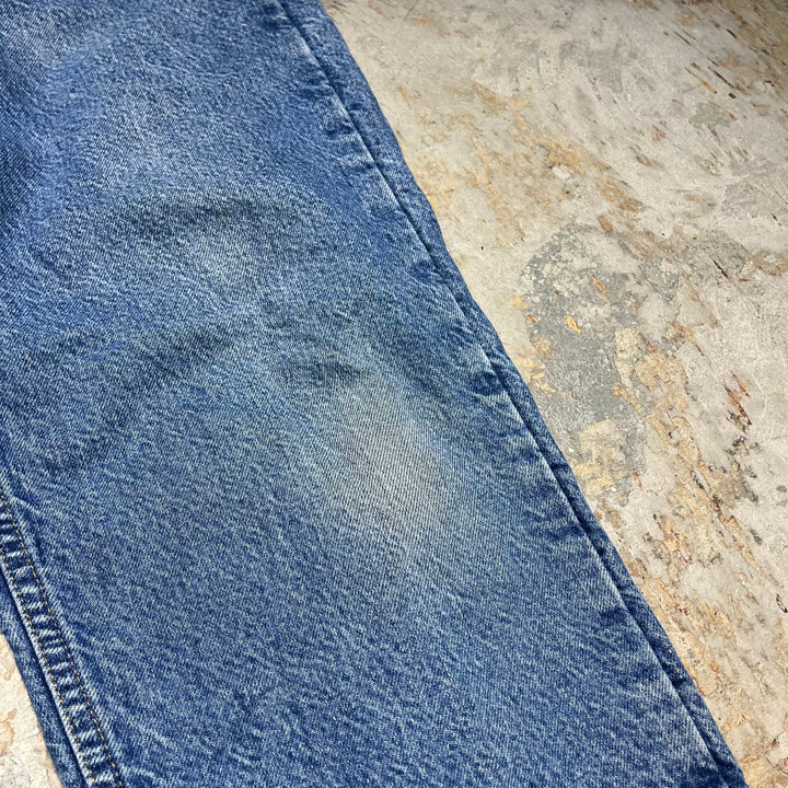 #4224 古着 Carhartt/カーハート / Denim Pants/デニムパンツ /ジーンズ / 裏地チェック/34×30