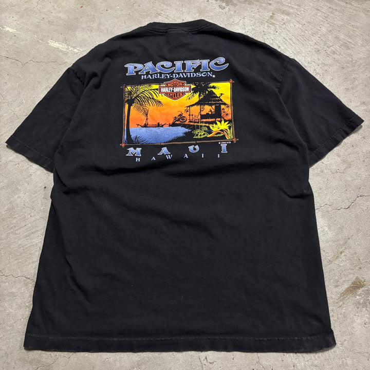 古着 USA製 99's Harley-Davidson/ハーレーダビッドソン/ プリントTシャツ/ サイズXL相当