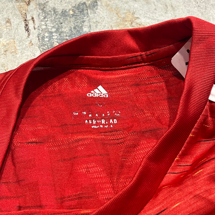 #4476 古着 Adidas/アディダス/MANCHESTER UNITED/マンチェスター ユナイテッド/Football/フットボール/AL-JAAFARY/エルシャーラウィ/サイズM