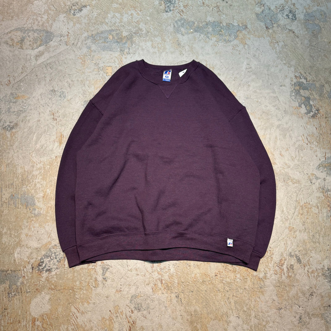 Used clothing RUSSELL ATHLETIC/ Russell Athletic/ Blank crew neck sweatshirt/Size XL