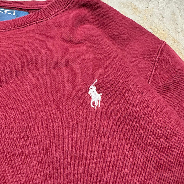 중고 의류 polobyralphloren/ polobyralphloren/ reverse weave/ crew neck steeshirt/ v-gazette/ size s