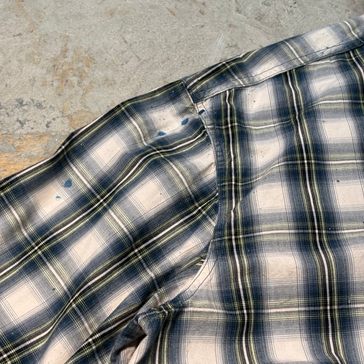 Used clothing carhartt/Carhartt/Button-down long sleeve shirt/Checked pattern/Size 2XL