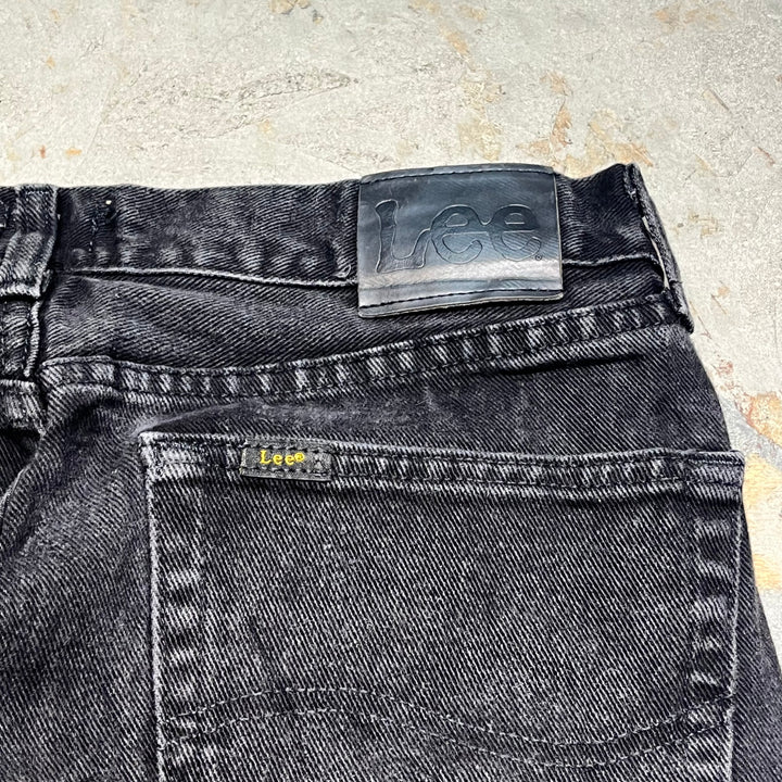 #4186 古着 Lee/リー/Black Denim Pants/ブラックデニムパンツ/サイズ32×32