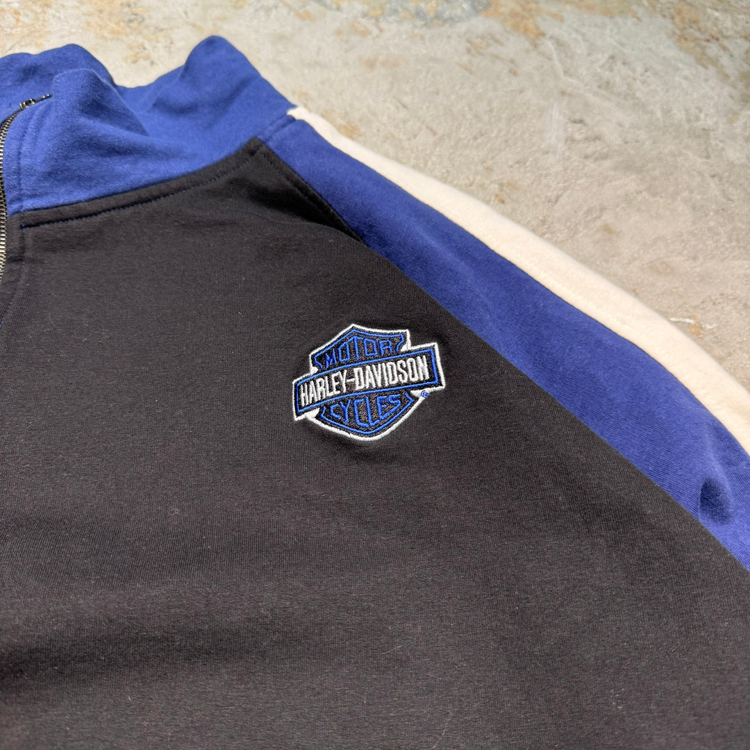 Used clothing HARLEY-DAVIDSON/ Harley Davidson/ Half zip sweatshirt/ Size XL