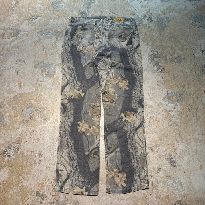 二手服裝Duxbak/ Ducksback/ Real Tree Camo褲子/尺寸W36 x L34