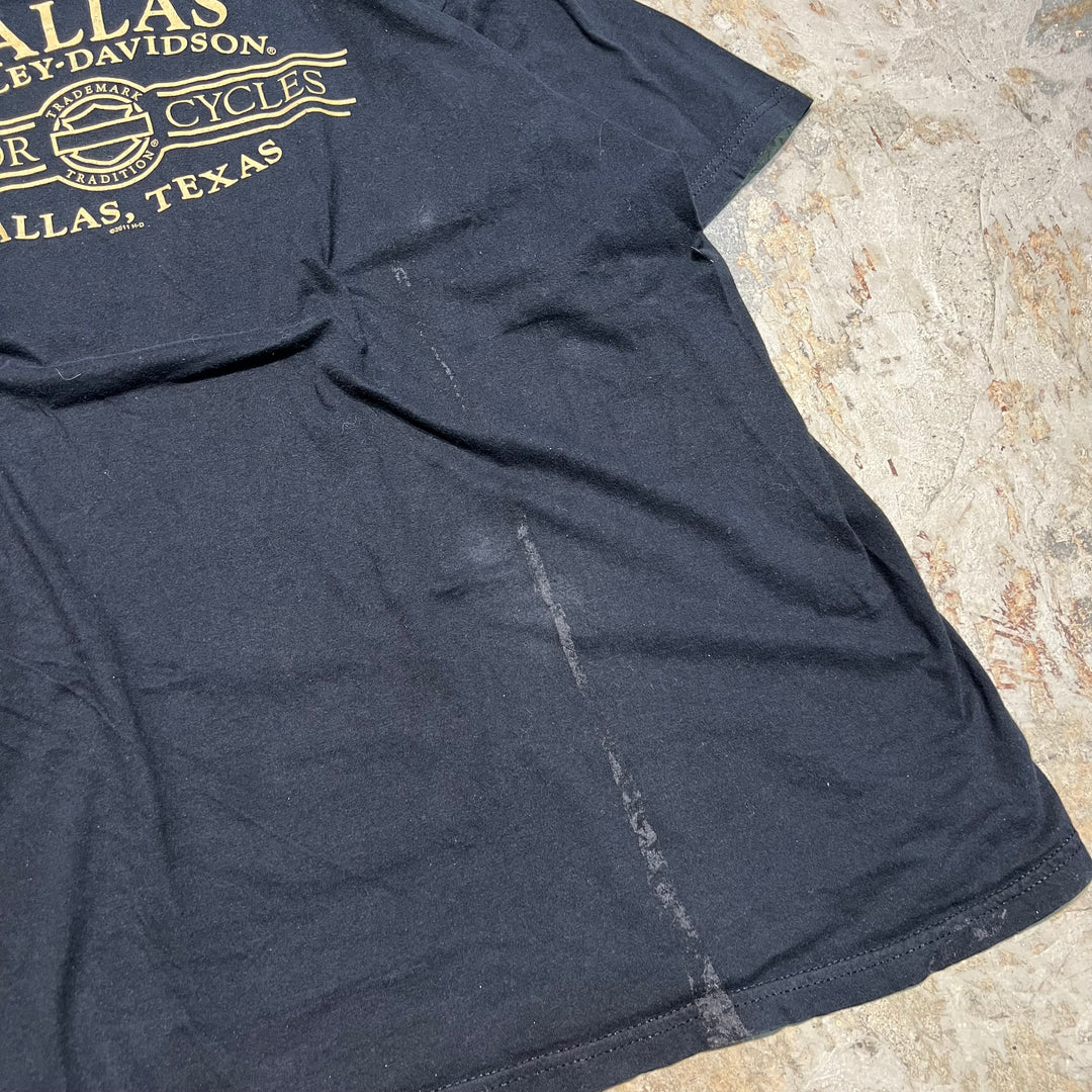 Used clothing Harley-Davidson / Dallas, Texas Store / Printed T-shirt / Size 2XL