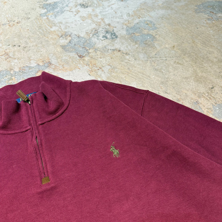 Ralph Lauren/ Polo Ralph Lauren/ Half Zip Knit Sweater/ Size XXL에 의해 중고 의류 폴로