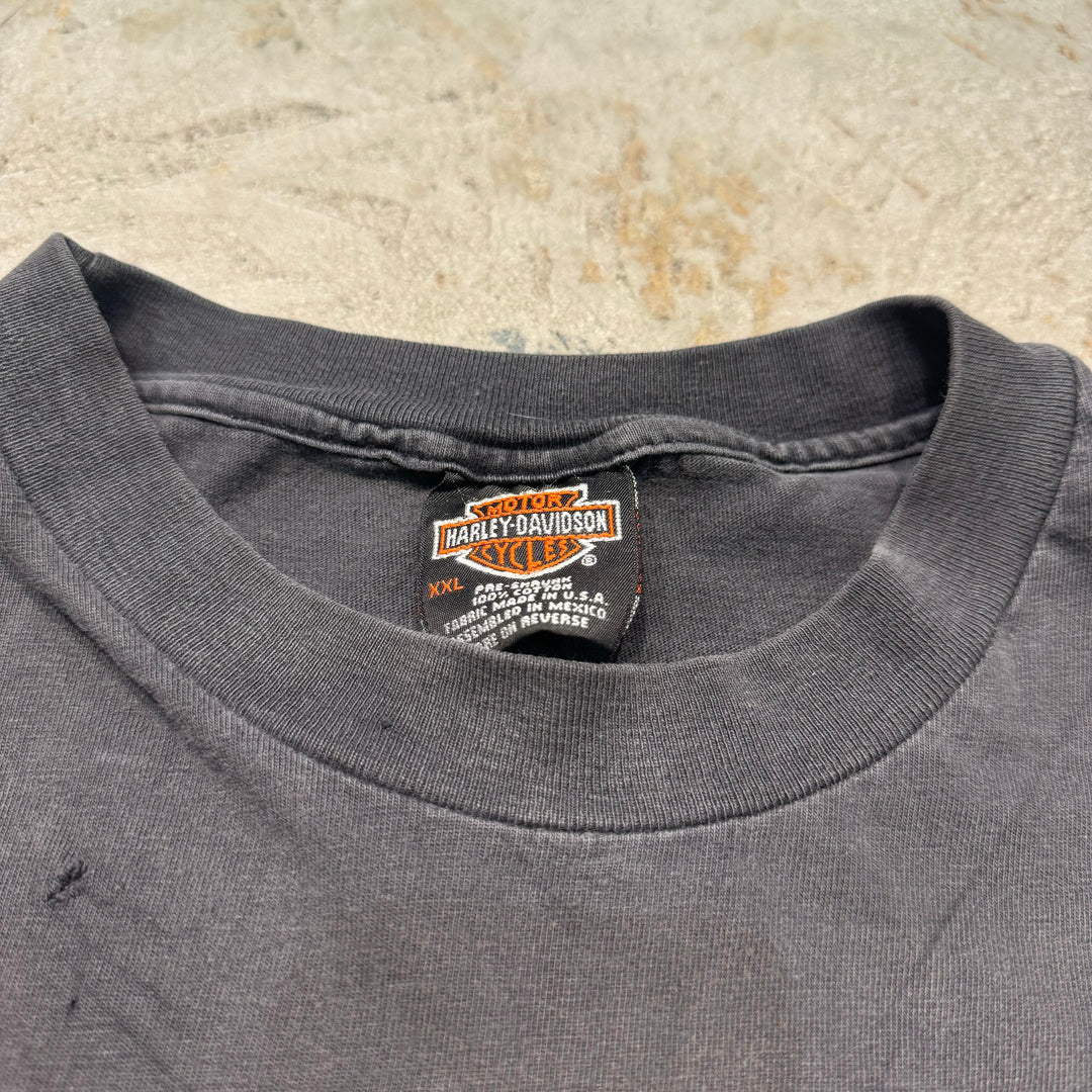 Used clothing Made in USA Harley-Davidson/Harley-Davidson/Printed T-shirt/Size XXL
