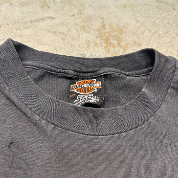 古着 USA製 Harley-Davidson/ハーレーダビッドソン/ プリントTシャツ/ サイズXXL