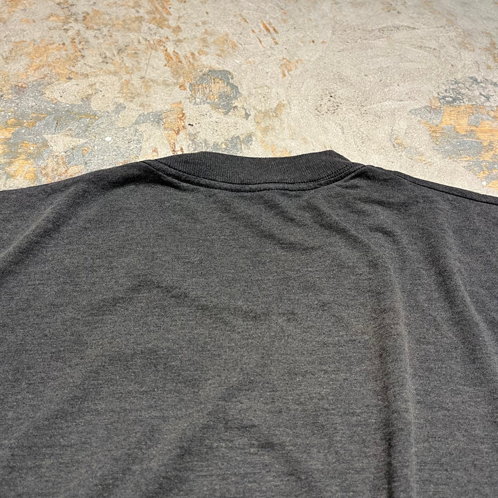 古着 leslies of luton/釣具店/魚/企業系/ヴィンテージ シングルステッチ Tシャツ/サイズL相当