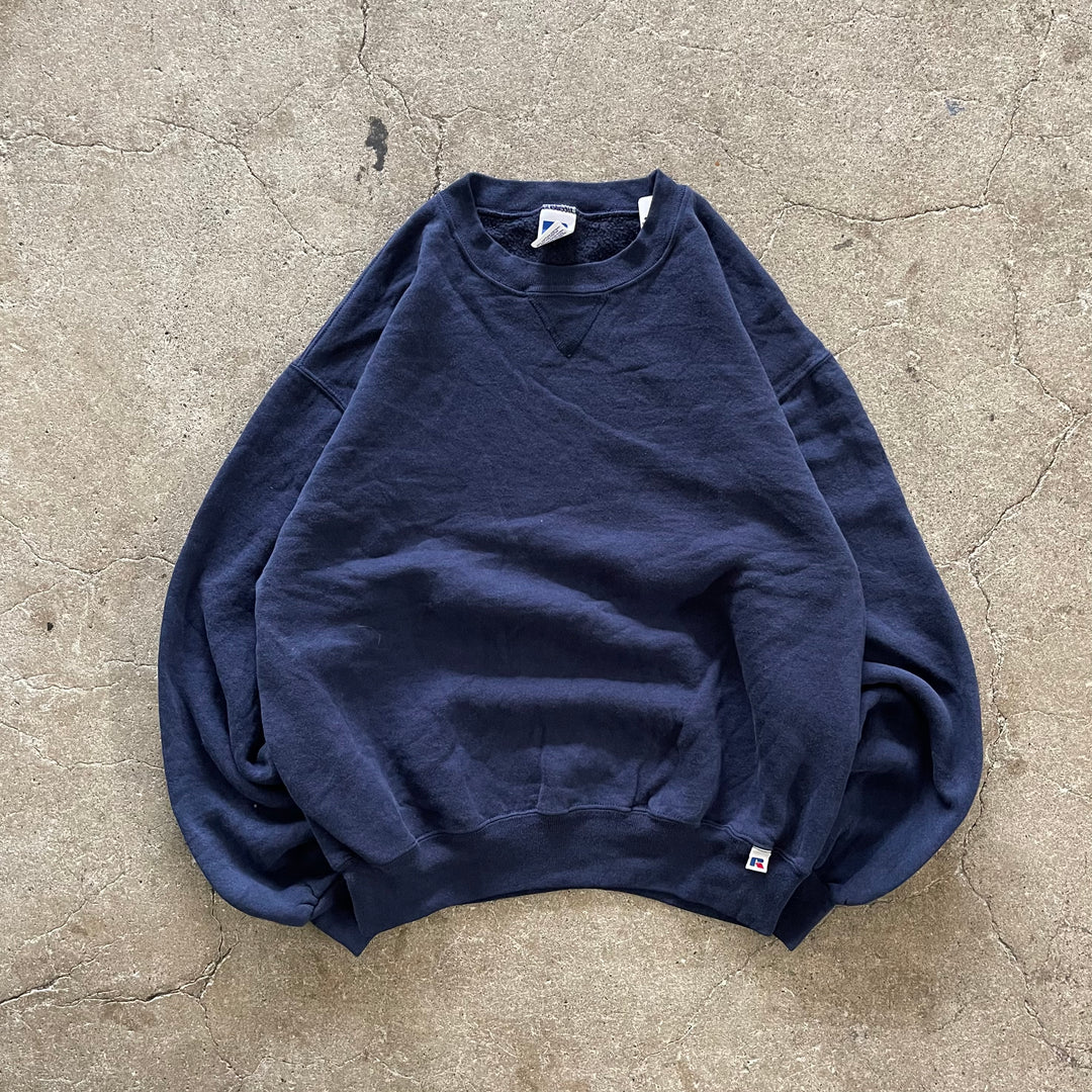 旧衣服90's RUSSELL ATHLETIC/ RUSSELL ATHLETIC/空白克罗内克湿衫/纯色/尺寸M
