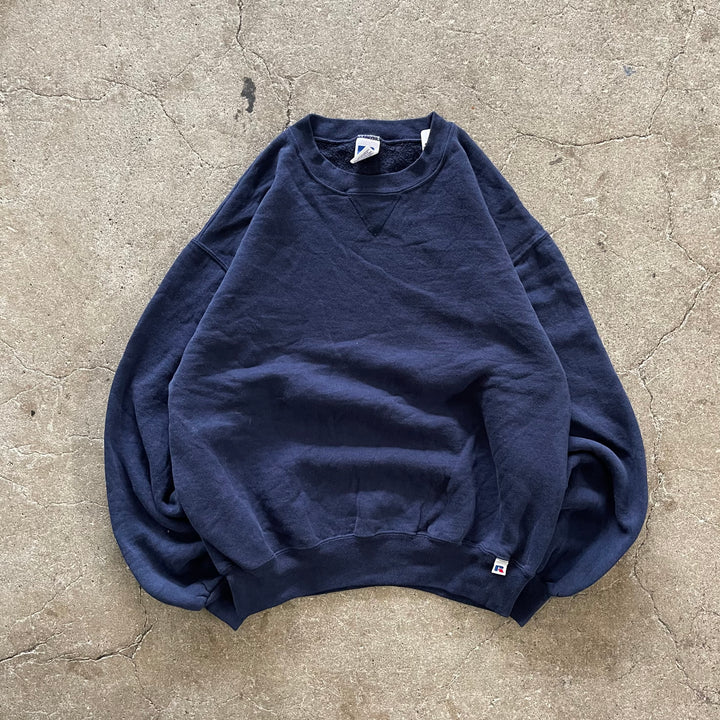 旧衣服90's RUSSELL ATHLETIC/ RUSSELL ATHLETIC/空白克罗内克湿衫/纯色/尺寸M