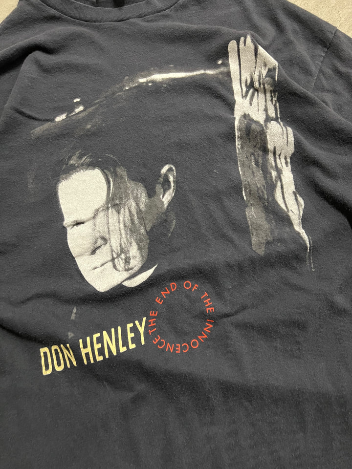#MA61 古着 USA製 89's ヘインズ/ドン・ヘンリー/エンド・オブ・ジ・イノセンス/ツアー/ヴィンテージ シングルステッチ プリント Tシャツ/サイズXL