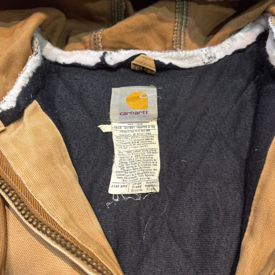 古着 carhartt/ カーハート/ アクティブジャケット/ 裏地キルティング/ サイズL