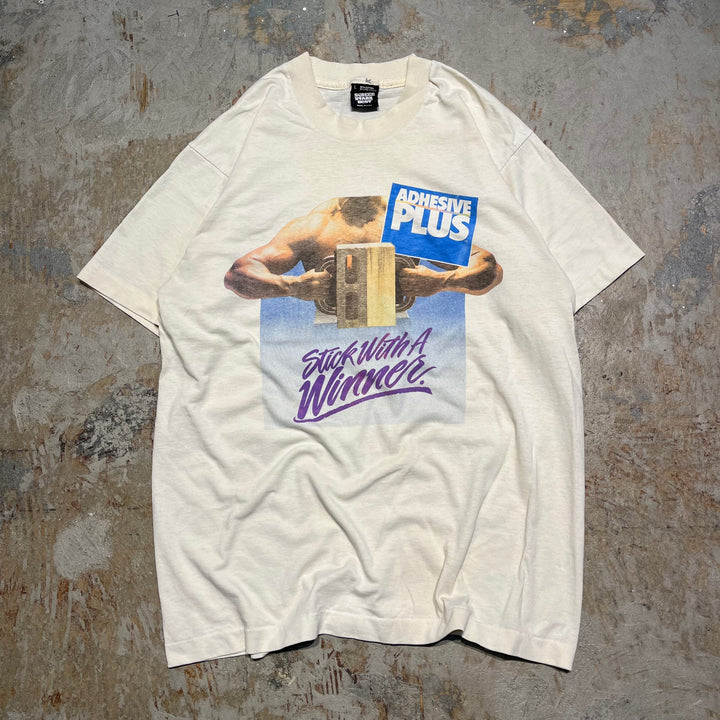 #4460 古着 SCREEN STARS BEST/short sleeve t-shirt Tee/半袖シャツ/シングルステッチ/90's/MADE IN U.S.A/サイズL