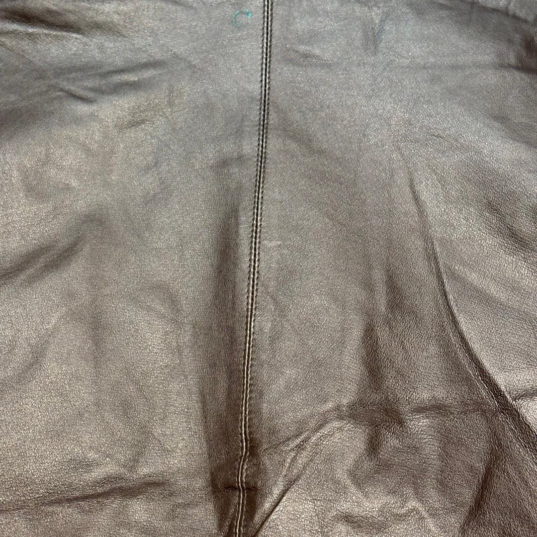 Used clothing 90's ST.JOHN'SBAY/ St.JOHN'SBAY/ Zip-up leather jacket/ Size XL