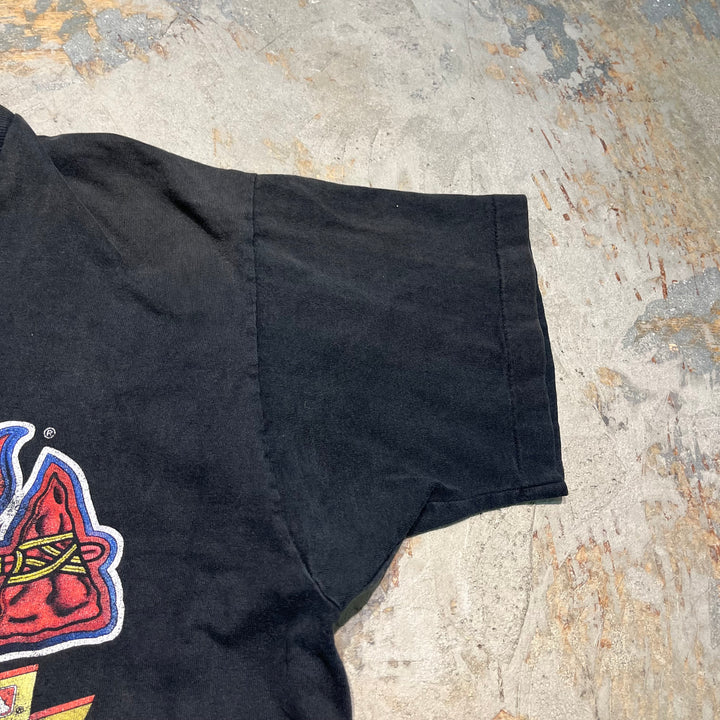 古着 USA製 アトランタ・ブレーブス/ワールドシリーズチャンピオンズ/MLB/1995/プリントTシャツ / サイズL