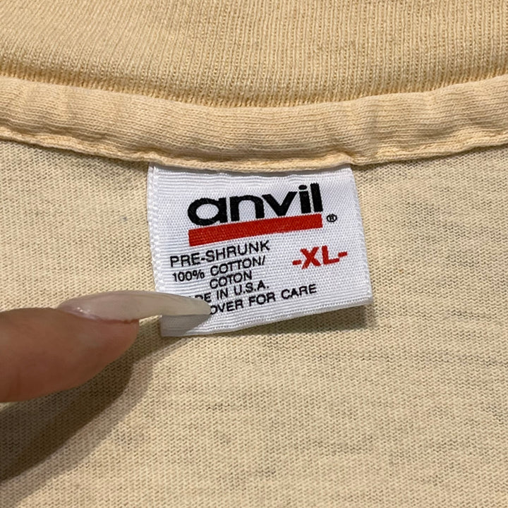 古着 USA製 アヴァロン 伝説の島/ニュー・ジャージー州/ヴィンテージ シングルステッチ プリントTシャツ / サイズXL