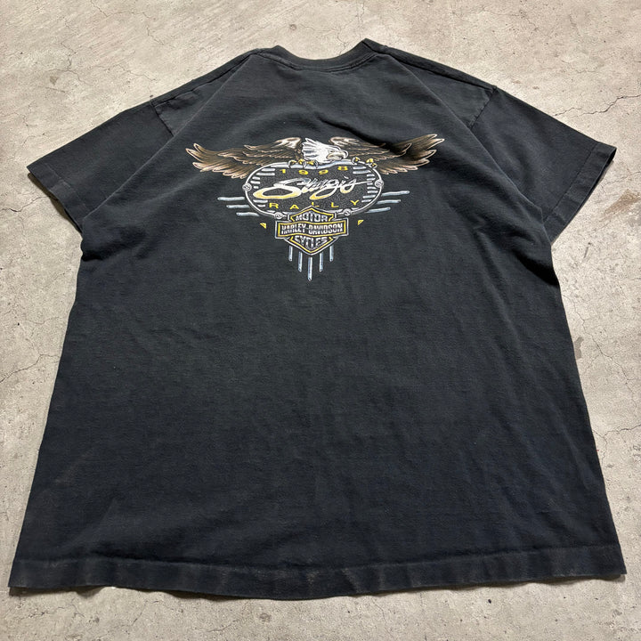 古着 USA製 90's Harley-Davidson/ハーレーダビッドソン/ プリントTシャツ/ サイズXL相当