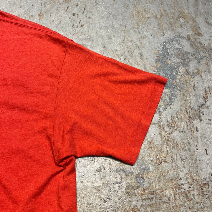 중고 의류 80 년대 Tora/Moscow 서커스/빈티지 싱글 스티치 인쇄 티셔츠/크기 L-XL에 해당합니다.