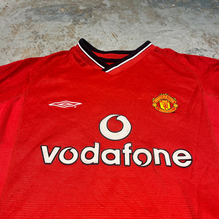 #4241/MANCHESTER UNITED/マンチェスター ユナイテッド/UMBRO/アンブロ/Football/フットボール Tee/オールド・トラッフォード/サイズS相当