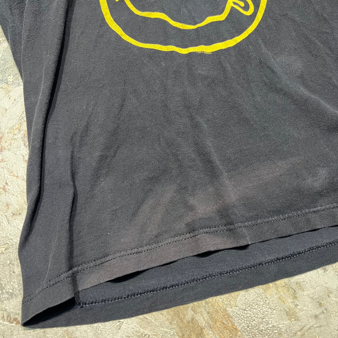 빈티지 의류 너바나/록 밴드/인쇄 티셔츠/크기 M에 해당합니다