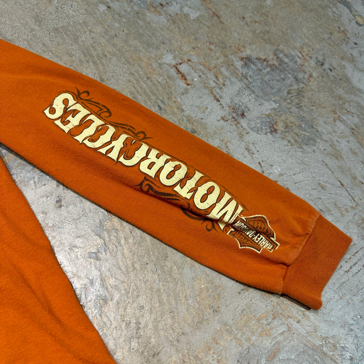 古着 Harley-Davidson/ハーレーダビッドソン/ プリントロングTシャツ/ サイズL