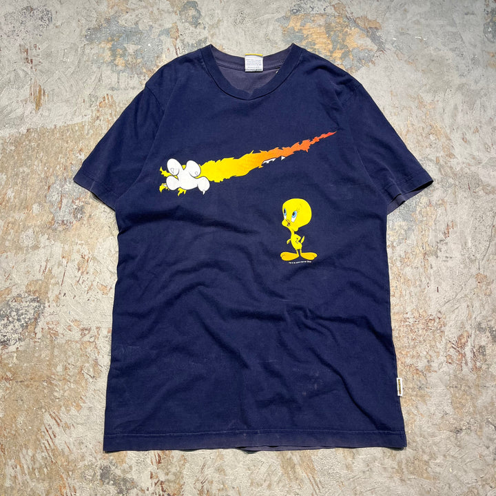 二手服裝:Looney Tunes/Warner Bros./tweety/sylvester/print T卹/尺寸L