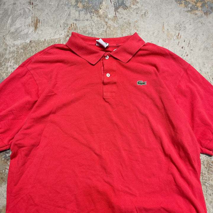 #4361 중고 의류 lacoste/s 씨앗 바늘 폴로 셔츠/짧은 슬리브 파이퍼 폴로 셔츠/사이즈 8 (XL에 해당)