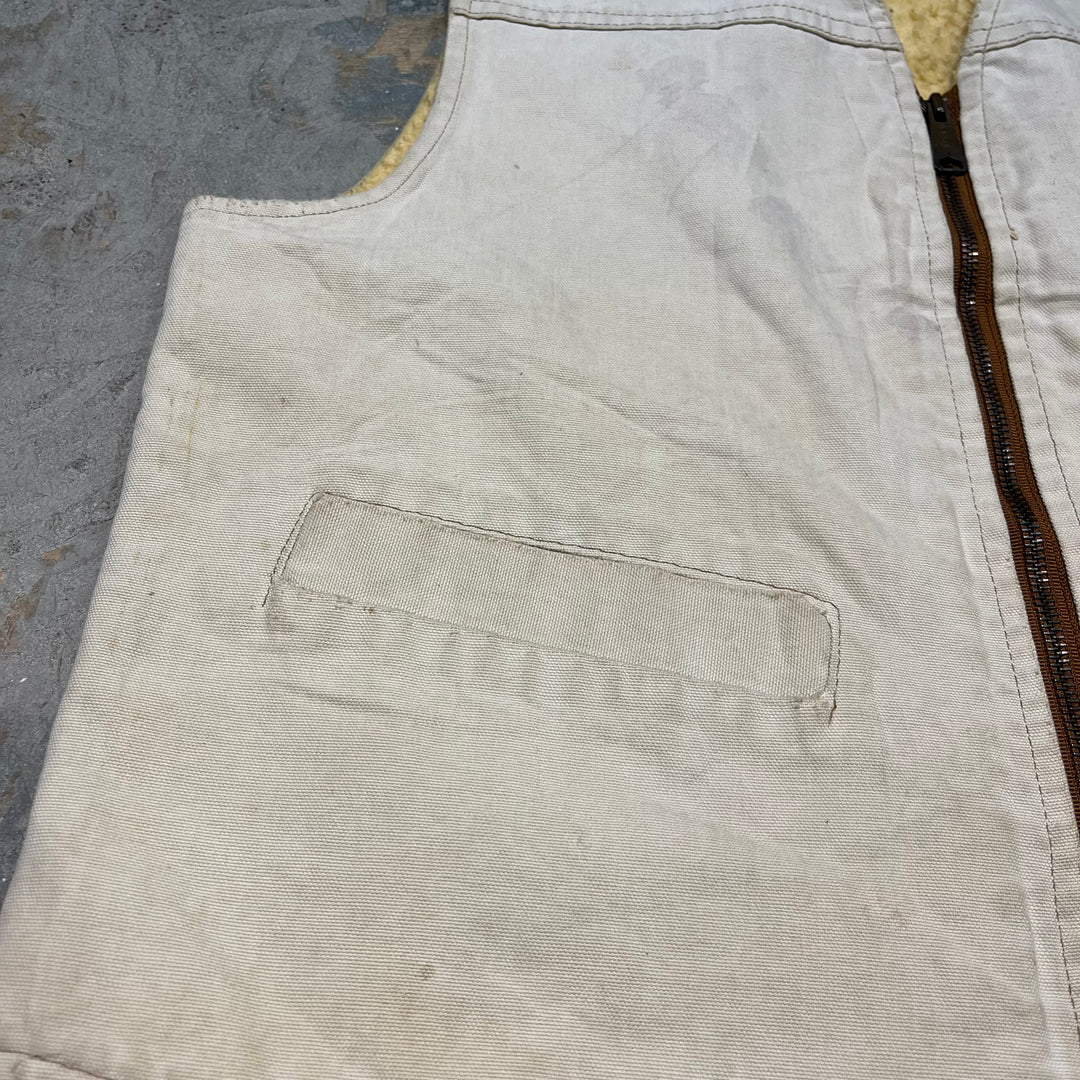 古着 Carhartt/ カーハート/ ダックベスト/ ダック地/ 裏地ボア/ サイズM相当