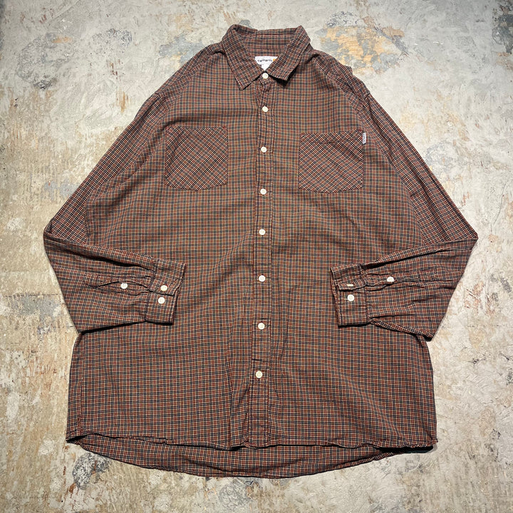 #4371 古着 Carhartt/カーハート/Long Sleeve Shirt/長袖シャツ/チェック柄/サイズ2XL