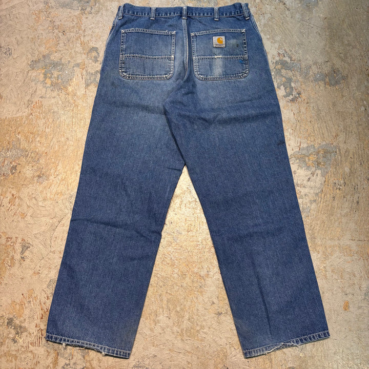 Used clothing Carhartt/ Denim painter pants/ Actual size 34 x 29
