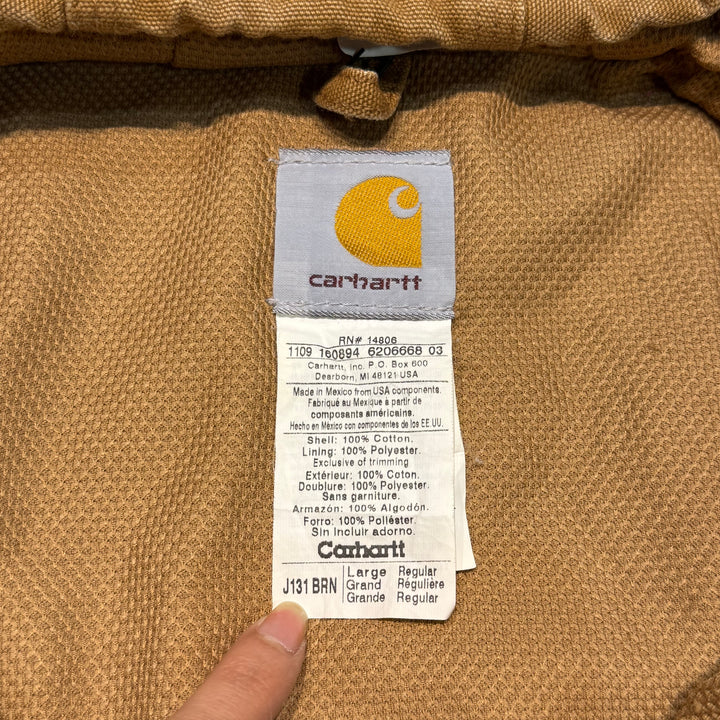 古着 Carhartt/ カーハート/ アクティブジャケット/ ダック地/ 裏地サーマル/ サイズL