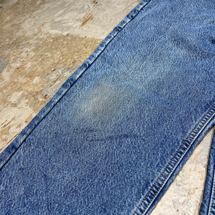 #4224 古着 Carhartt/カーハート / Denim Pants/デニムパンツ /ジーンズ / 裏地チェック/34×30