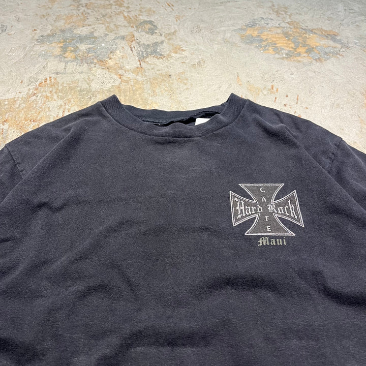 Used clothing 90's HARD ROCK CAFE Detroit/Hard Rock Cafe/Advertising/Company/Printed T-shirt/Size equivalent to 2XL