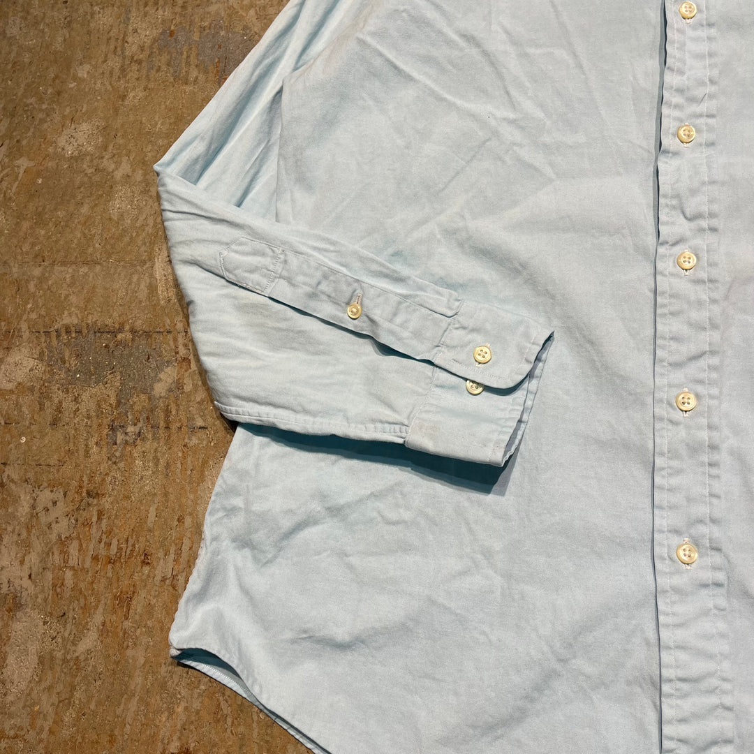 #4385 Used clothing Ralph Lauren/Long Sleeve Button Down Shirt/CUSTOM FIT/Custom Fit/Size 16 32/33