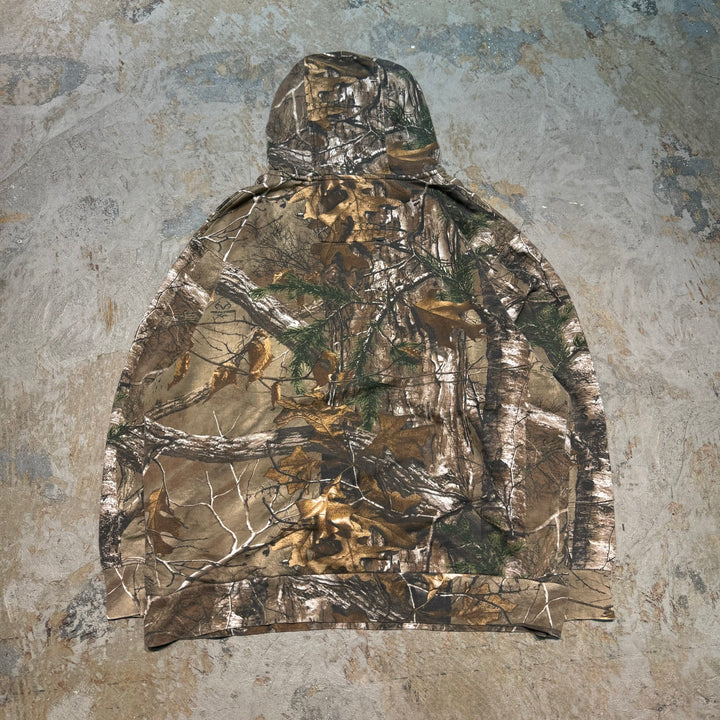 旧衣服REALTREE/真实树图案套衫连帽衫/尺寸L