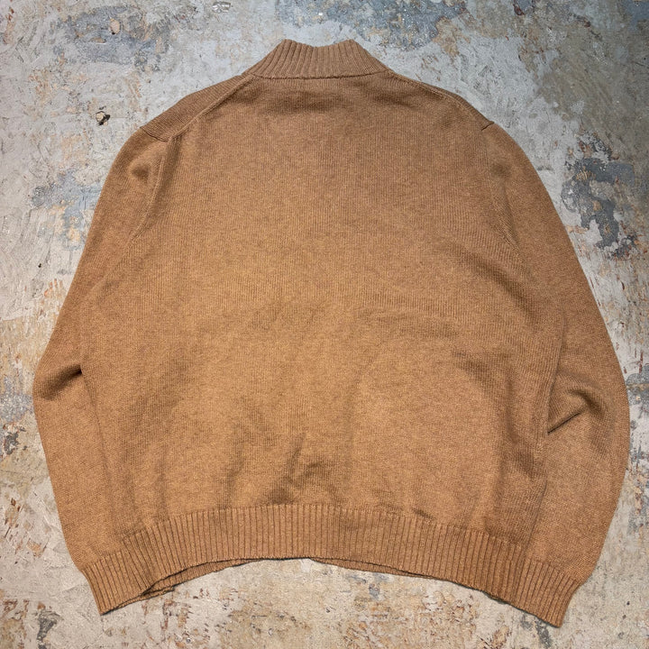古着 POLO by Ralph Lauren/ ポロラルフローレン/ ハーフジップニットセーター/ サイズXXL