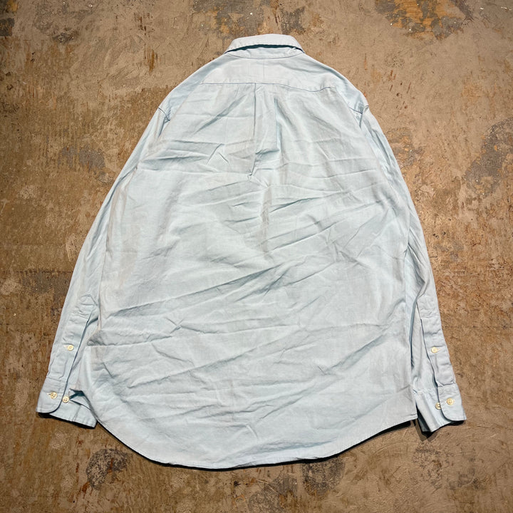 #4385 Used clothing Ralph Lauren/Long Sleeve Button Down Shirt/CUSTOM FIT/Custom Fit/Size 16 32/33