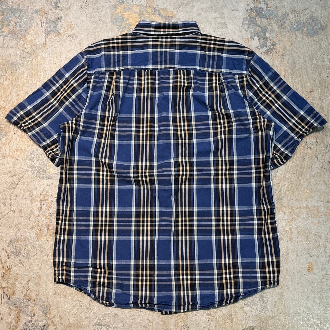 古着 carhartt/カーハート/ ボタンダウン半袖シャツ/ チェック柄/ サイズL