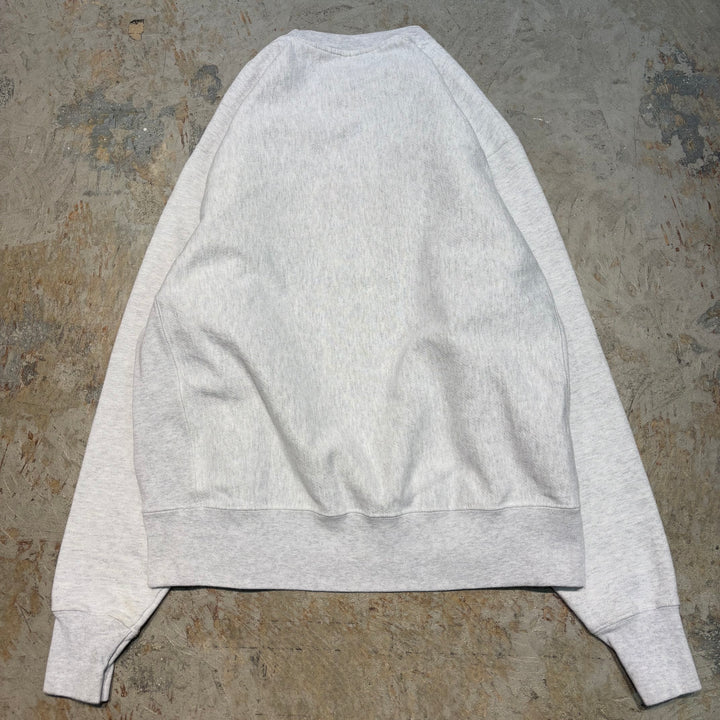 빈티지 00의 챔피언/챔피언/챔피언/리버스 직조/승무원 넥 스웨트 셔츠/맨해튼/단일 컬러 태그/크기 L