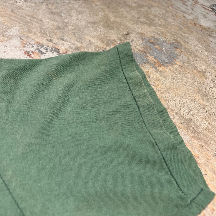 古着 スヌーピー/ハッピーキャンパー/ヴィンテージ シングルステッチプリントTシャツ/サイズL