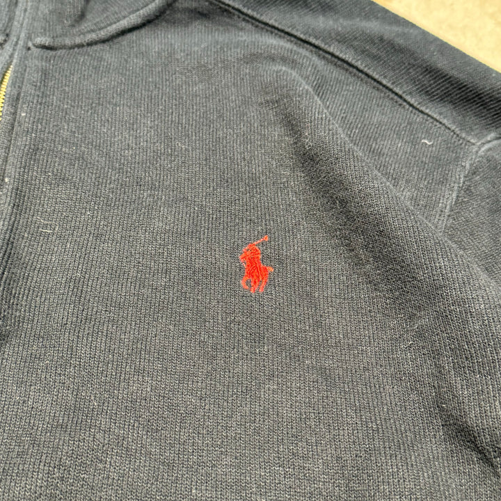 旧衣POLO by Ralph Lauren/ POLO拉尔夫劳伦/半拉链针织毛衣/尺寸L