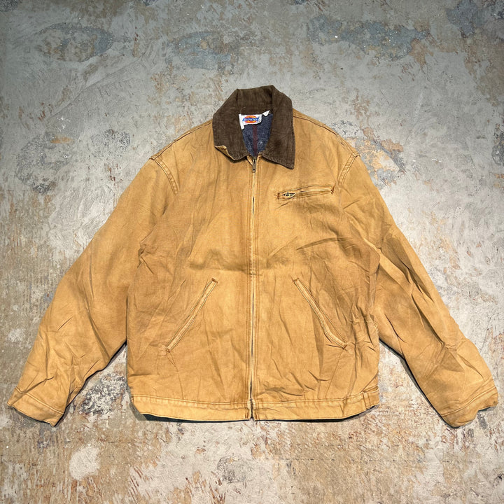 #3580 빈티지 Dickies/Duck Jacket/Duck Jacket/Lined Blanket/Corduroy Collar/size l